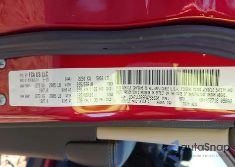 2015 Jeep Cherokee Limited from USA, damaged, VIN 1C4PJLDB9FW765920